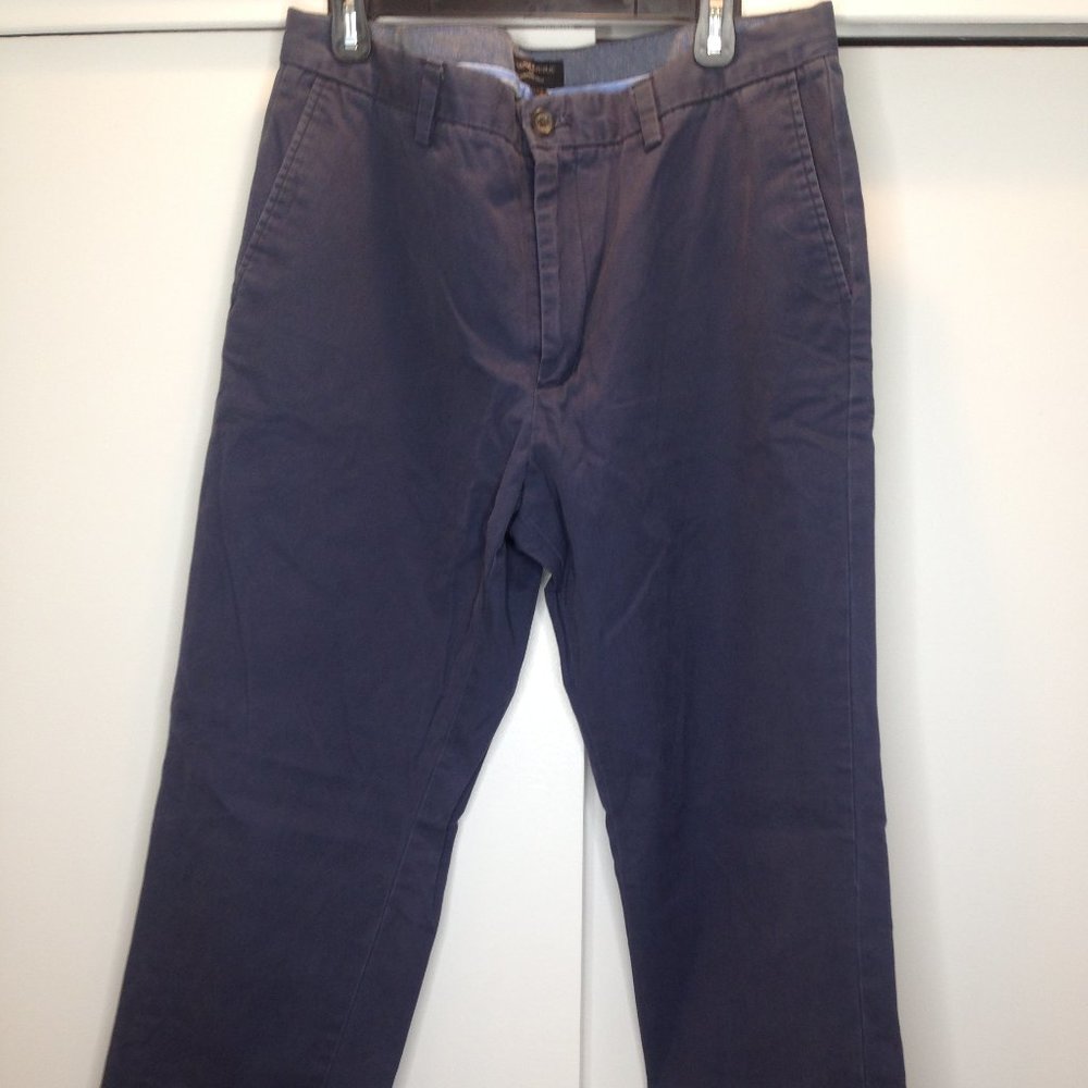 Bannana Republic Used Men's Emerson Chino's ,Gray , Sz 34x32 , 100% cotton